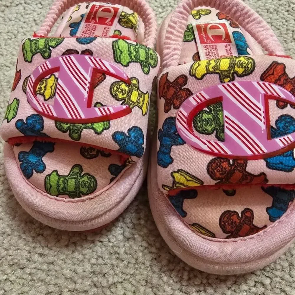 Champion Toddler Girls Candy House Slides Size 6T